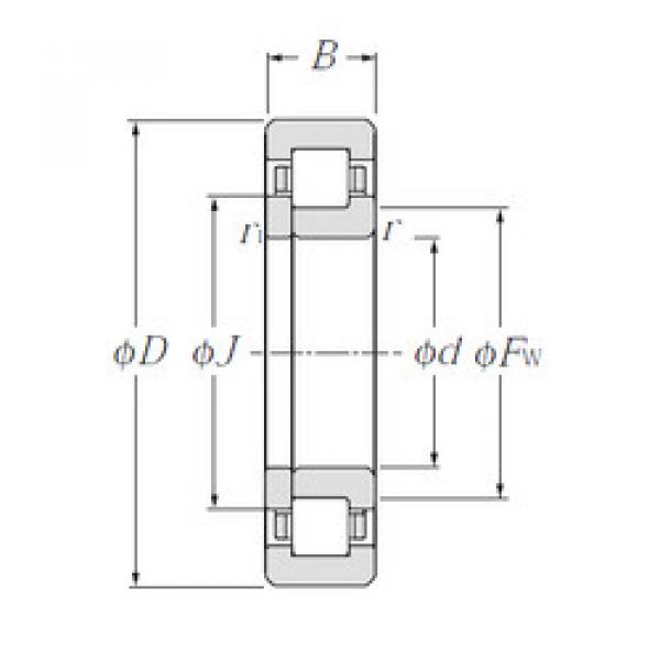 Rodamiento NUP406 CYSD #1 image