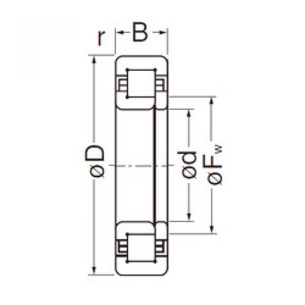 Rodamiento NUP207EG NACHI #1 image