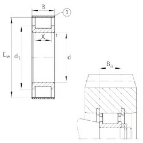 Rodamiento RSL182211-A INA #1 image