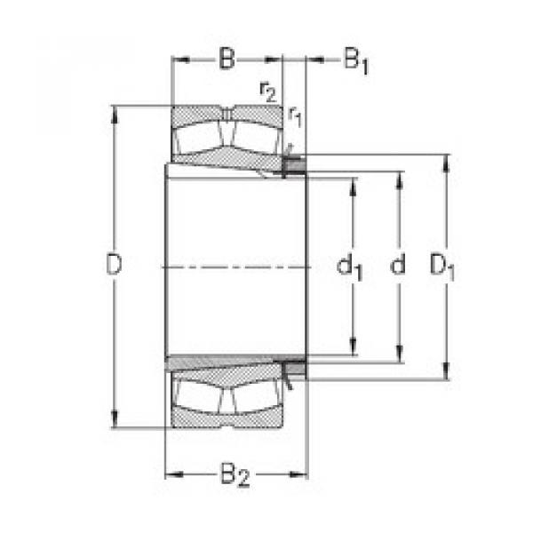 Rodamientos 23236-K-MB-W33+H2336 NKE #1 image