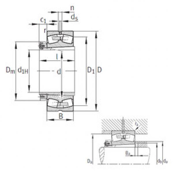 Rodamientos 23176-K-MB+H3176 FAG #1 image