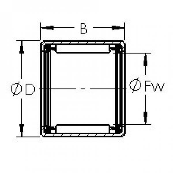 Rodamiento HK1616-2RS AST #1 image