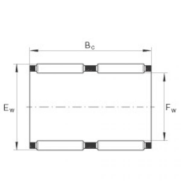 Rodamiento K60X66X33-ZW INA #1 image