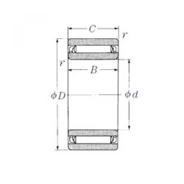 Rodamiento NAF457220 NSK #1 image