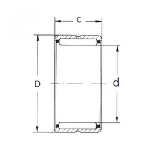 Rodamiento NKS12 TN FBJ #1 image