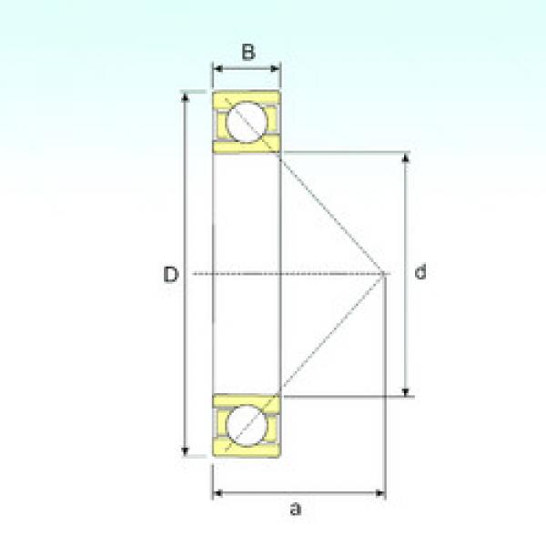 Rodamiento 7044 B ISB #1 image