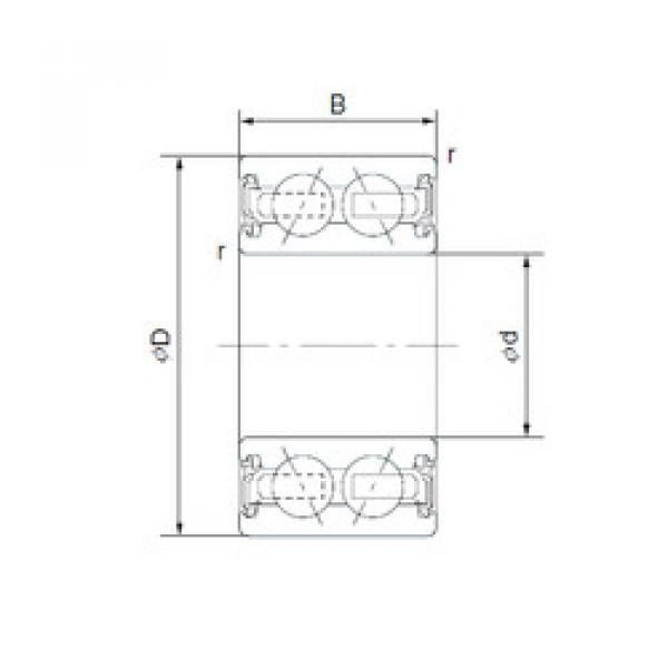 Rodamiento 30BD40DU NSK #1 image