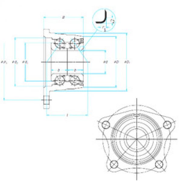 Rodamiento 30BWK17 NSK #1 image