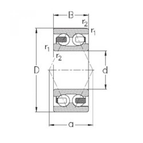 Rodamiento 3203-B-TV NKE #1 image