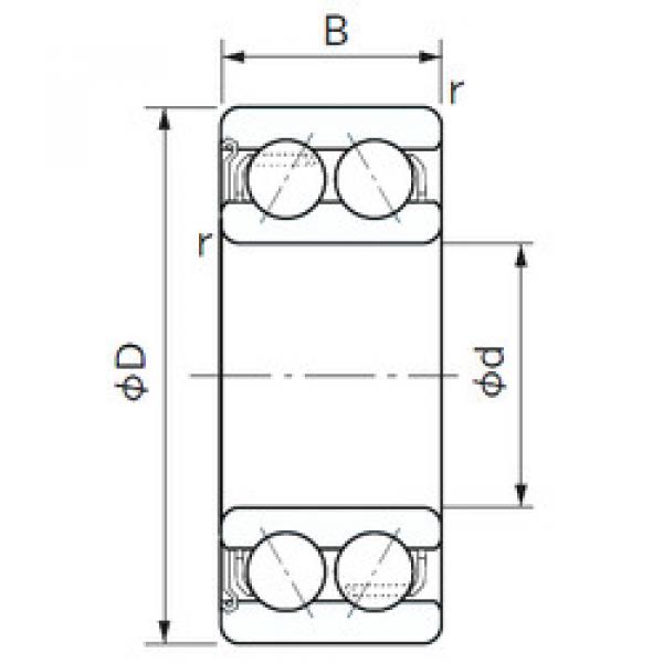 Rodamiento 5203Z NACHI #1 image