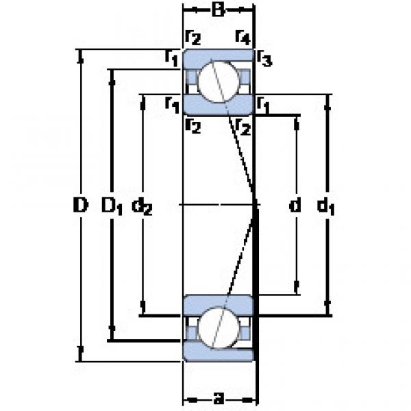 Rodamiento 7026 ACD/HCP4A SKF #1 image