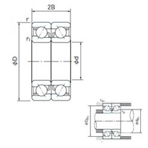 Rodamiento 7202BDB NACHI #1 image