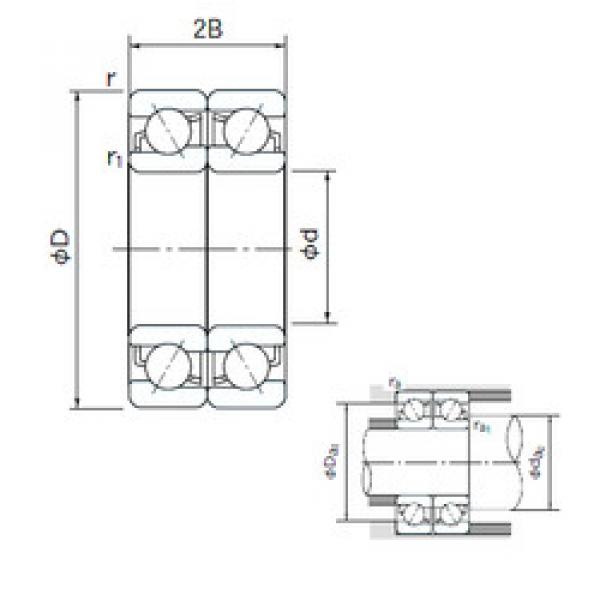 Rodamiento 7207DF NACHI #1 image