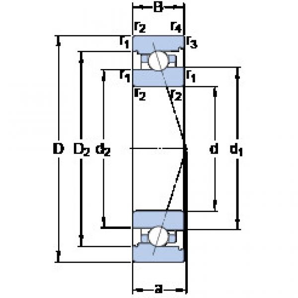 Rodamiento 7016 CB/HCP4A SKF #1 image