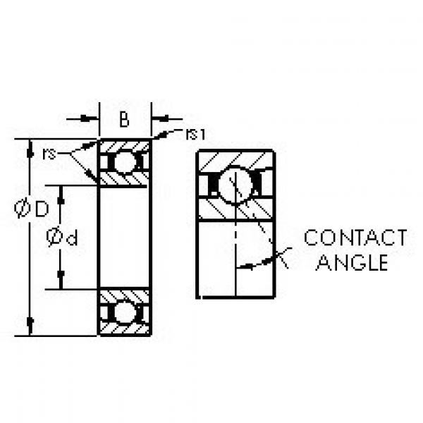 Rodamiento 7026AC AST #1 image