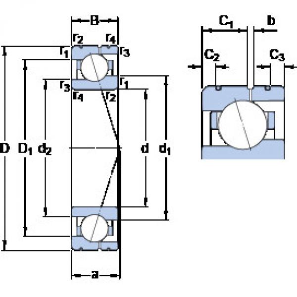 Rodamiento 71910 ACE/P4AL SKF #1 image