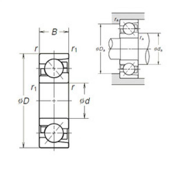 Rodamiento 7301BEA NSK #1 image