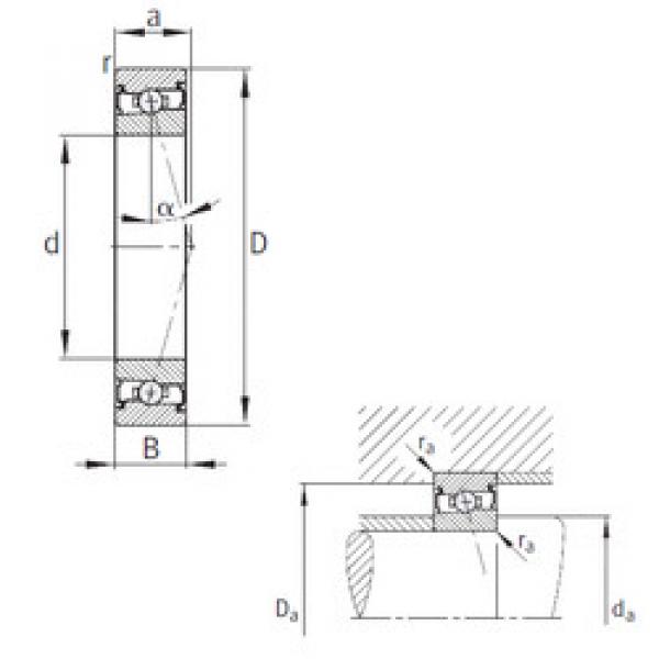 Rodamiento HCS7007-C-T-P4S FAG #1 image