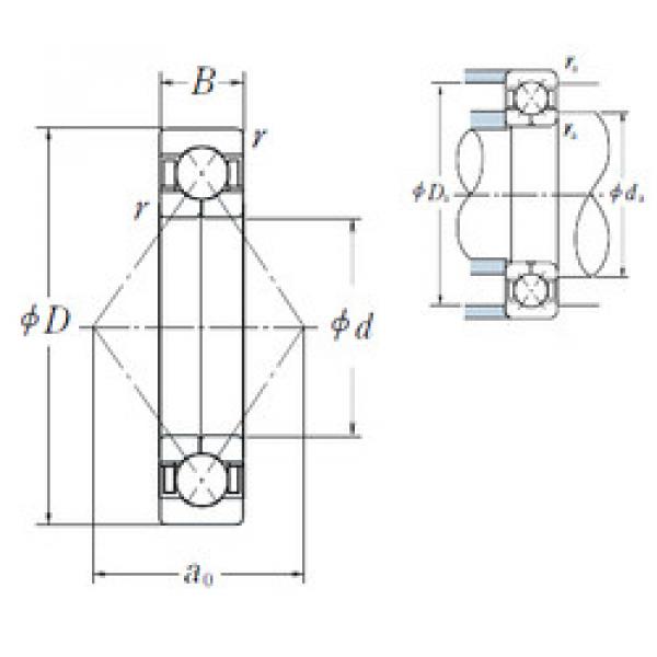 Rodamiento QJ1019 NSK #1 image