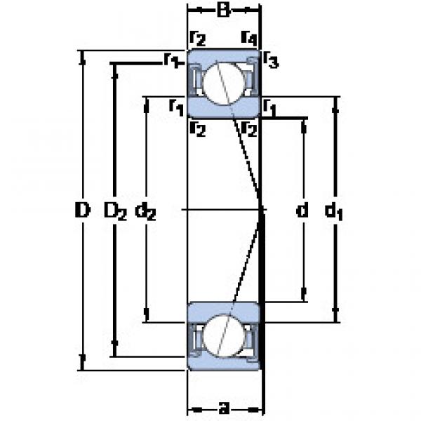 Rodamiento S7214 ACD/P4A SKF #1 image