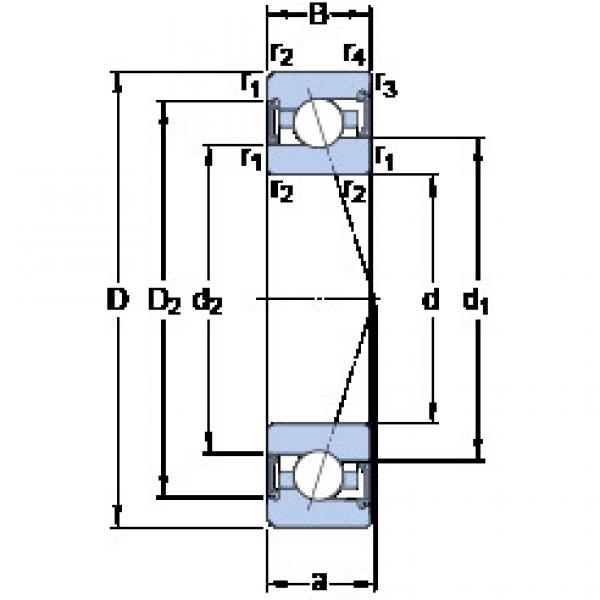 Rodamiento S7006 CE/HCP4A SKF #1 image