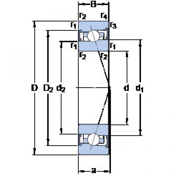 Rodamiento S71907 ACB/HCP4A SKF #1 image