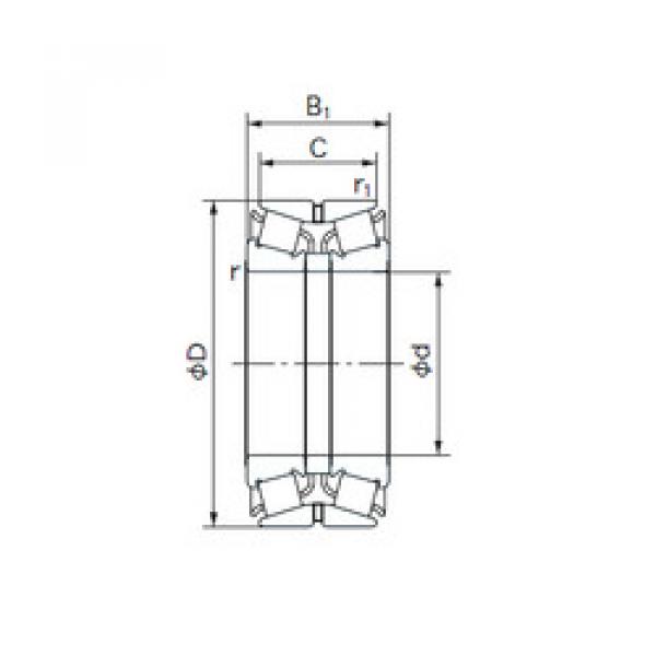 Rodamiento 110KBE22 NACHI #1 image