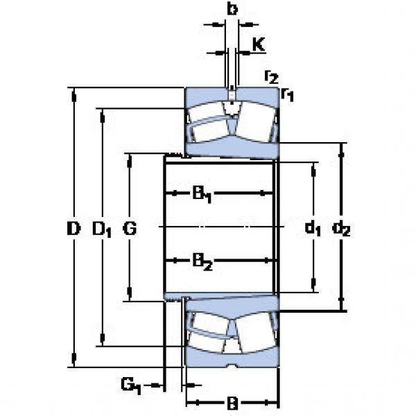 Rodamiento 24134 CCK30/W33 + AH 24134 SKF #1 image