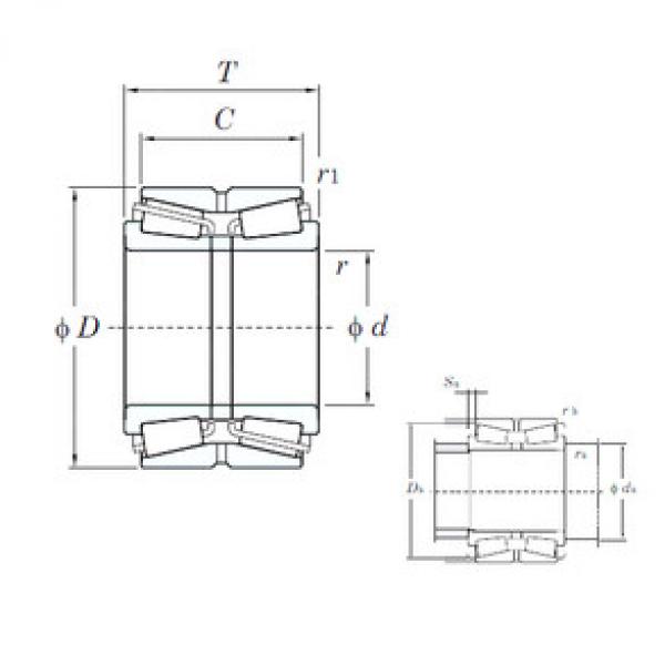 Rodamiento 46T32310JR/71,5 KOYO #1 image