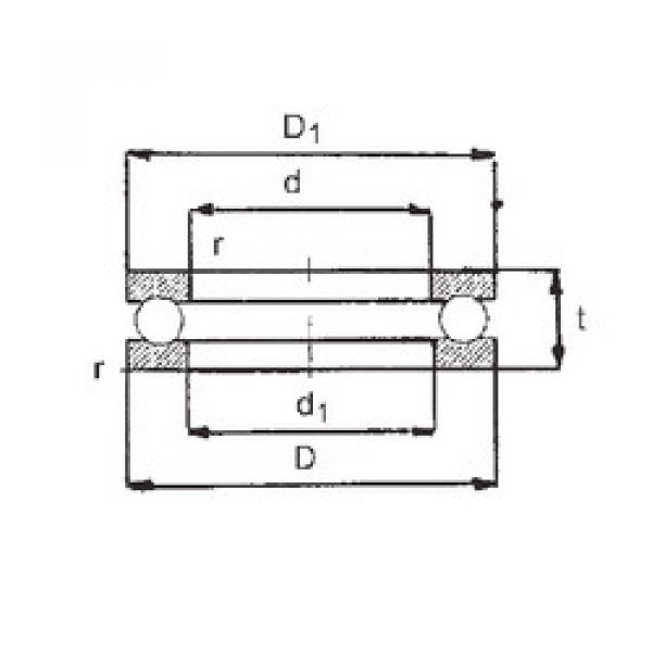 Rodamiento 51130 FBJ #1 image