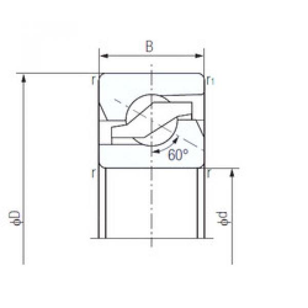 Rodamiento 15TAB04 NACHI #1 image