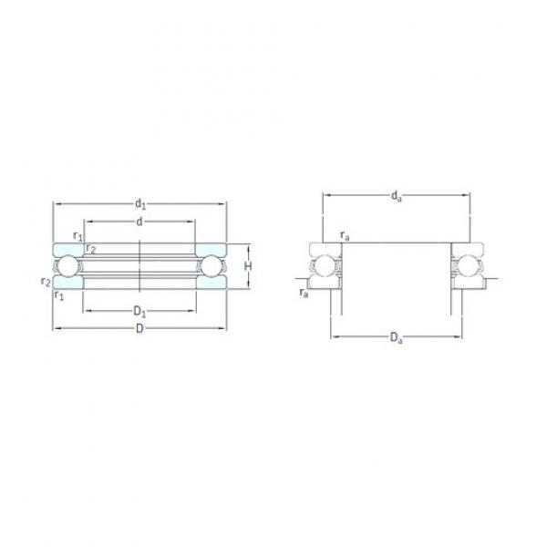 Rodamiento 51118 SKF #1 image