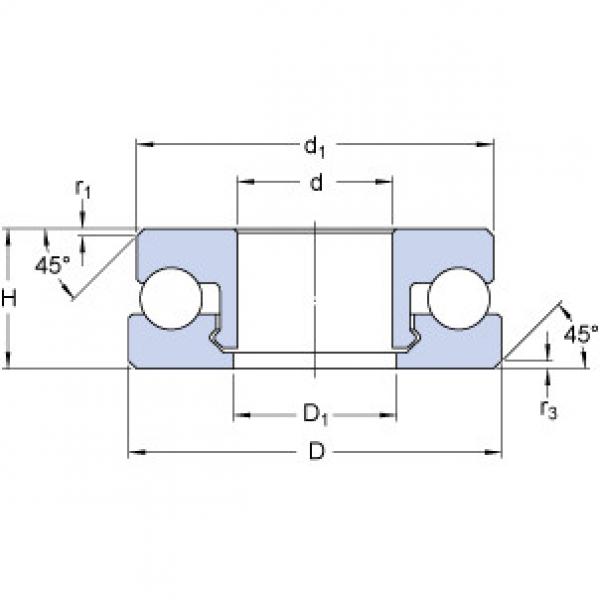 Rodamiento 51108 V/HR11Q1 SKF #1 image