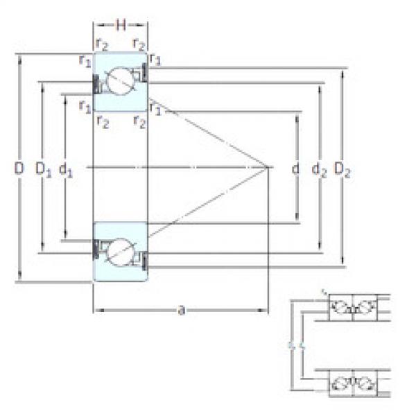 Rodamiento BS 235 /S 7P62U SNFA #1 image