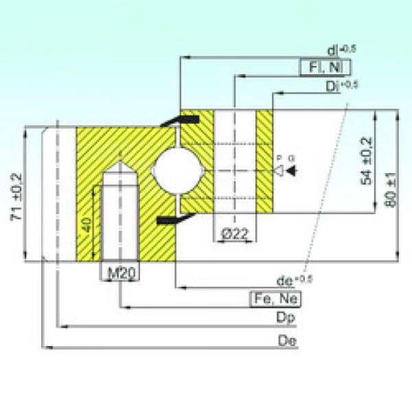 Rodamiento EB1.25.1355.200-1STPN ISB #1 image