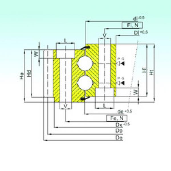 Rodamiento EB2.30.1249.400-1SPPN ISB #1 image