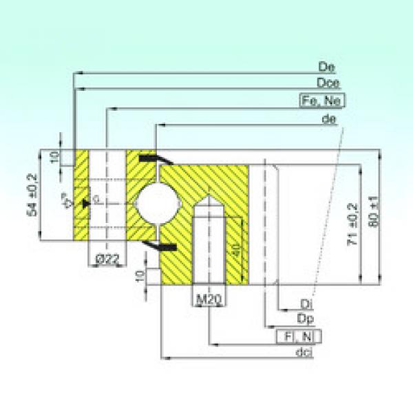 Rodamiento ZB1.25.0855.201-2SPTN ISB #1 image