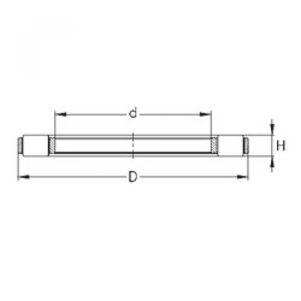 Rodamiento K 81114-TVPB NKE #1 image