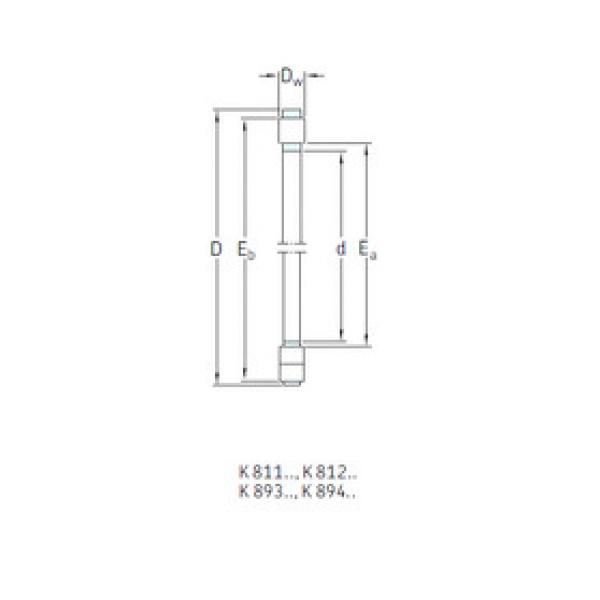 Rodamiento K89318M SKF #1 image