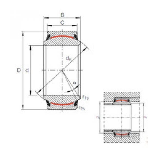 Rodamiento GE 20 UK-2RS INA #1 image