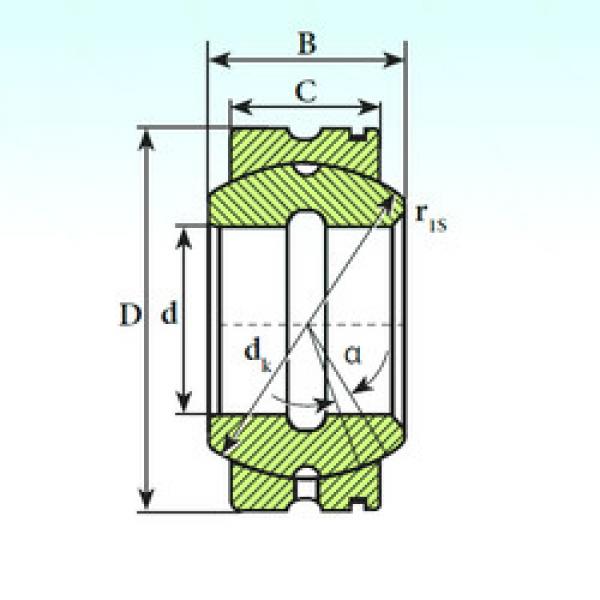 Rodamiento GE 75 XS K ISB #1 image