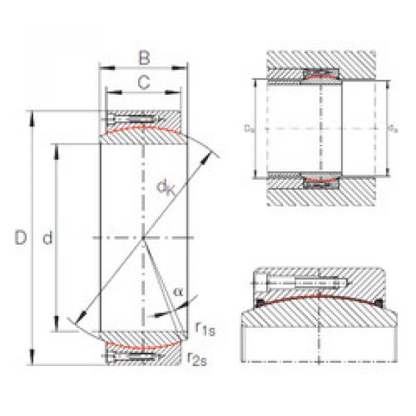 Rodamiento GE 750 DW INA #1 image