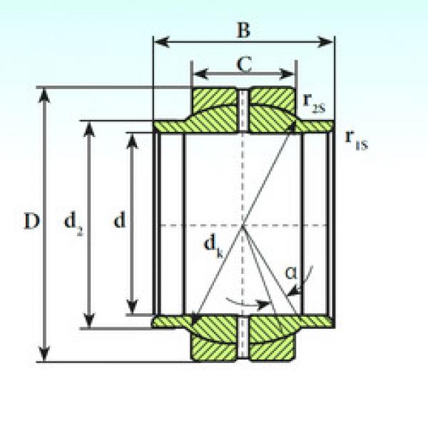 Rodamiento GEEW 320 ES ISB #1 image