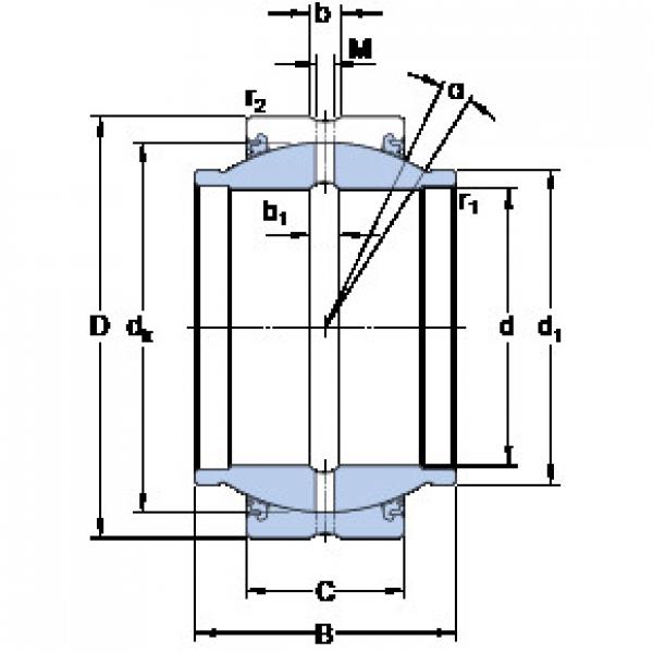 Rodamiento GEM 80 ES-2LS SKF #1 image