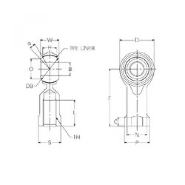 Rodamientos RBT20 NMB #1 image