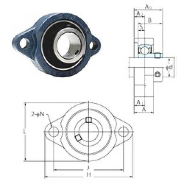 Rodamiento BLF207-22 FYH #1 image