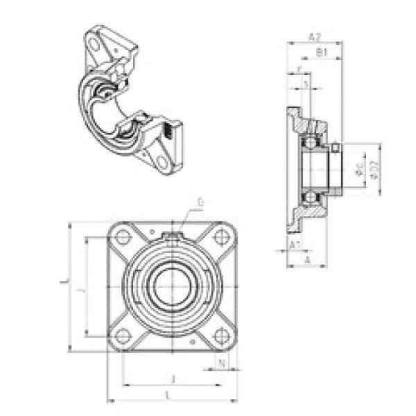 Rodamiento ESFE203 SNR #1 image