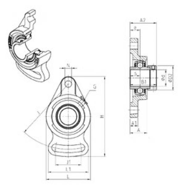 Rodamiento EXFA209 SNR #1 image