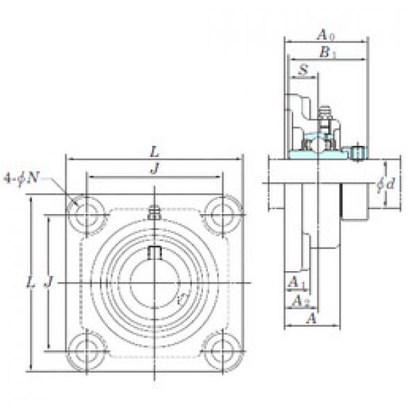 Rodamiento NANF211-32 KOYO #1 image