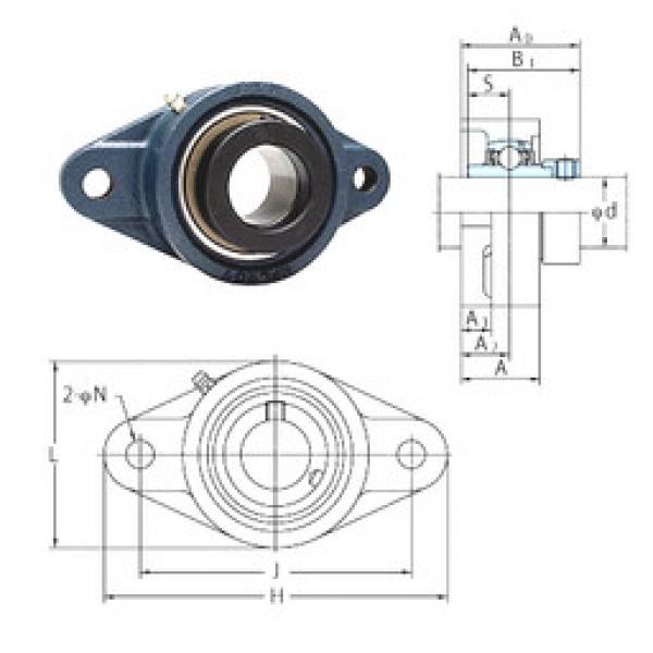 Rodamiento NANFL211-35 FYH #1 image